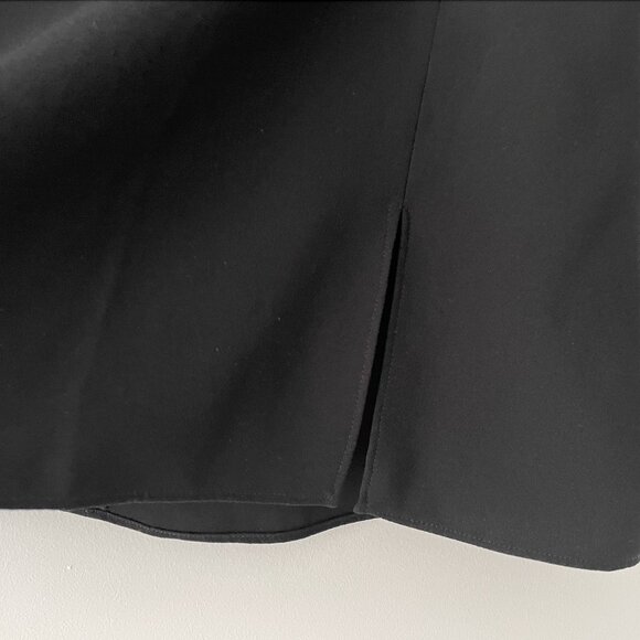 Zara - side slit black mini skirt - size XL - Picture 3 of 7